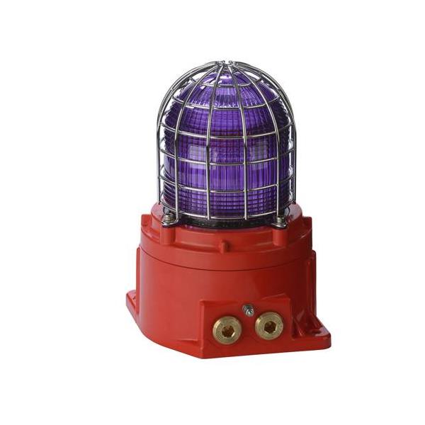 GNExB2X21024AB2A1R.8 E2S GNExB2X21024AB2A1R/M Ex-XenonStrobe GNExB2 X21  24vDC MAGENTA 21J 1-2Hz GRP/316 IP66 Ex-db-IIC-Gb-T6